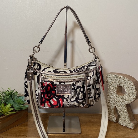 Coach Handbags - ✨Sold✨ Coach Poppy Floral Graffiti Groovy Shoulder Bag